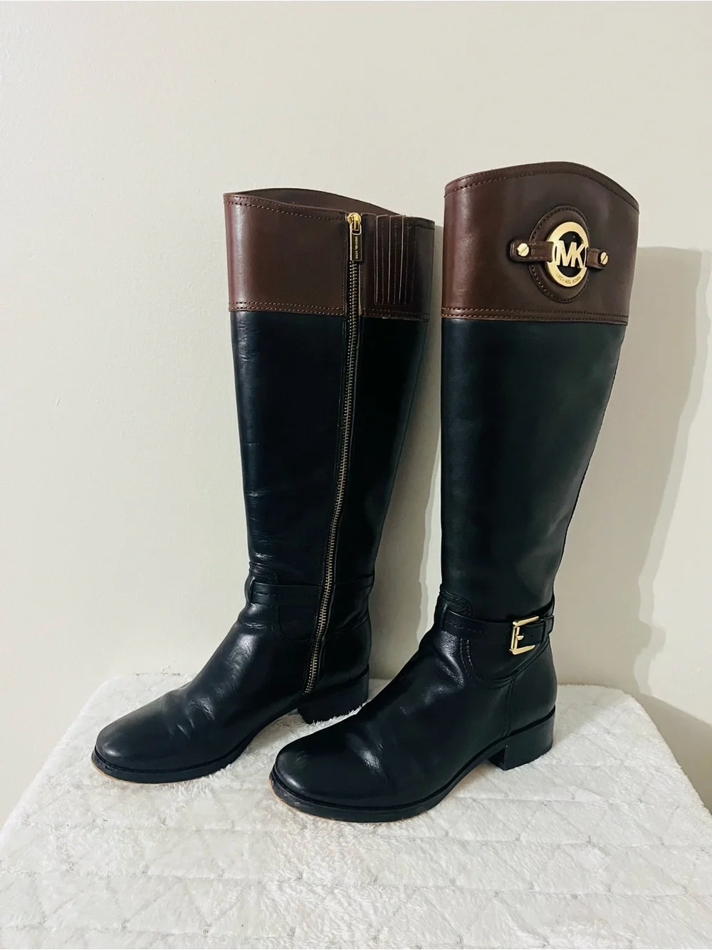 Michael Kors Stockard Leather Tall Riding Boot 5.5M